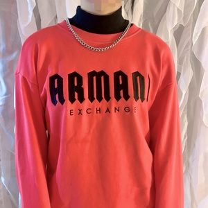armani exchange logo sweatshirt